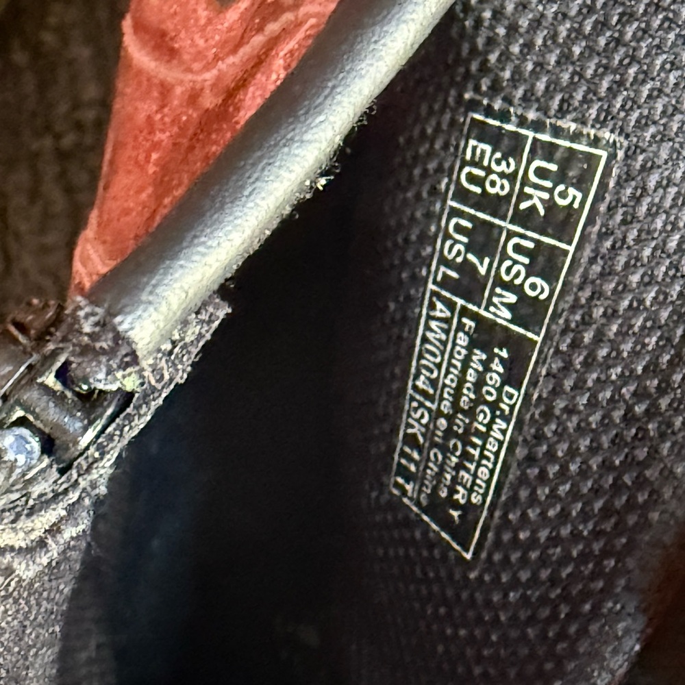 Dr. Martens 1460 Glitter Pink – Women’s 7 - Picture 5 of 5